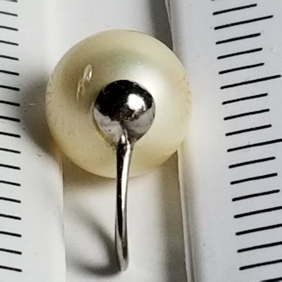 ✅Vintage Pearl Pendant with silver metal Hand Crafted - Picture 6 of 7